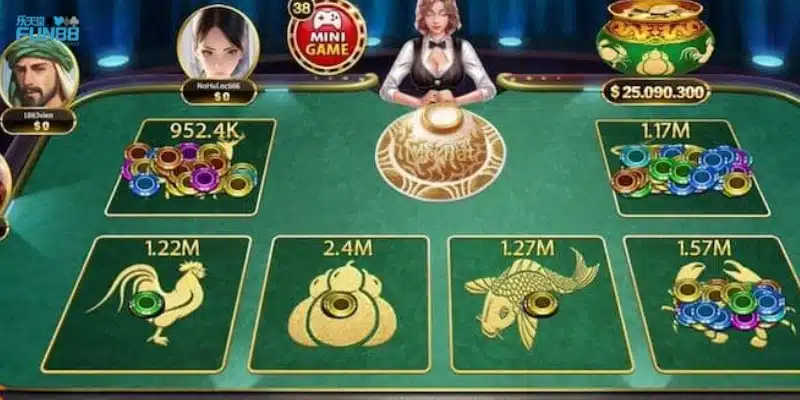 Một số loại cược phổ biến trong bầu cua online