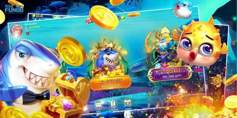 Hướng dẫn chơi Lucky Fishing Fun88 từ A đến Z